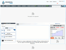 Tablet Screenshot of crudeoiltrade.com